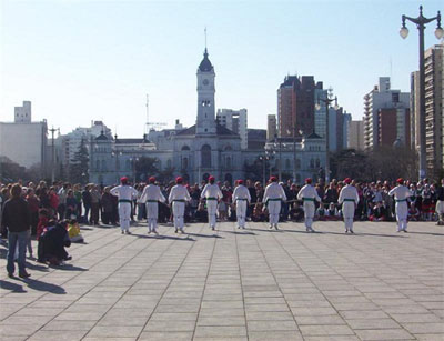 La Platan 2007an ospatu zen San Fermin jaiko irudi bat